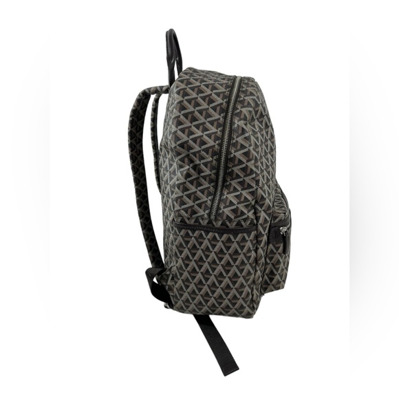 Genuine LANCASTER Paris signature backpack rucksack canvas pvc  work school - Picture 7 of 15